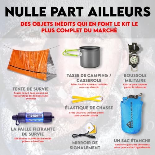 Vue 4 de Kit De Survie Complet