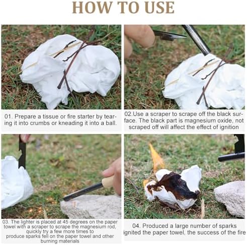 Vue 3 de Survival Fire Steel Kit