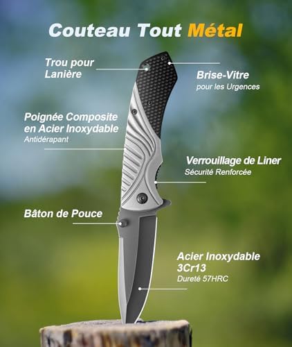 Vue 5 de Couteau Pliant Avec Revetue