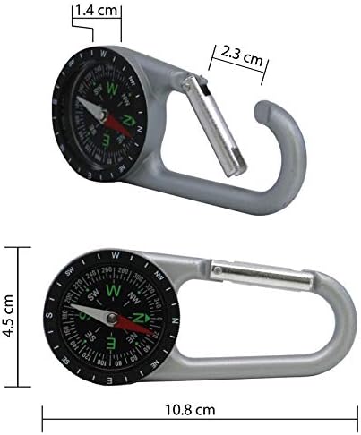 Vue 6 de Cao Mixte Boussole Mousqueton