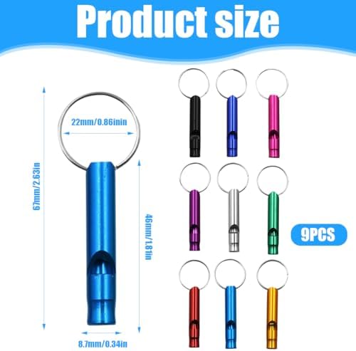 Vue 2 de Pcs Sifflet En Aluminium