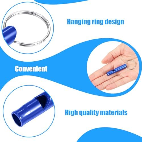 Vue 3 de Pcs Sifflet En Aluminium