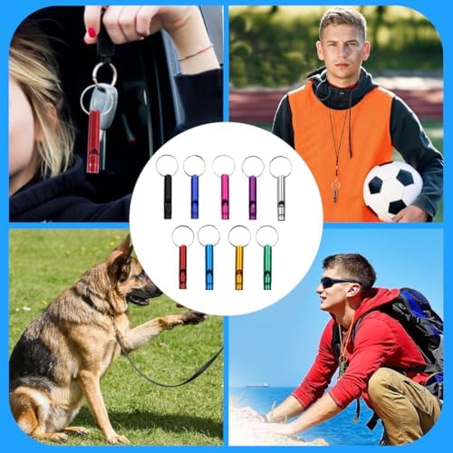 Vue 6 de Pcs Sifflet En Aluminium