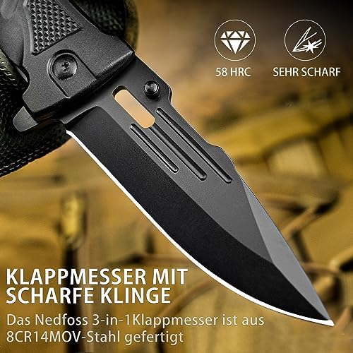 Vue 3 de Nedfoss Da Couteau Pliant