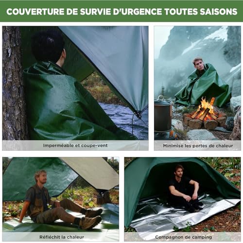 Vue 5 de Couverture De Survie Reutilisable