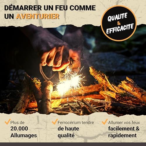 Vue 6 de Kit Firesteel Xxl Pierre