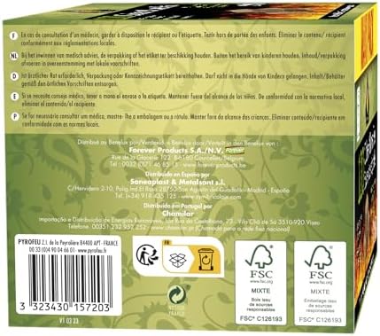 Vue 4 de Cubes Allume Feu Naturels