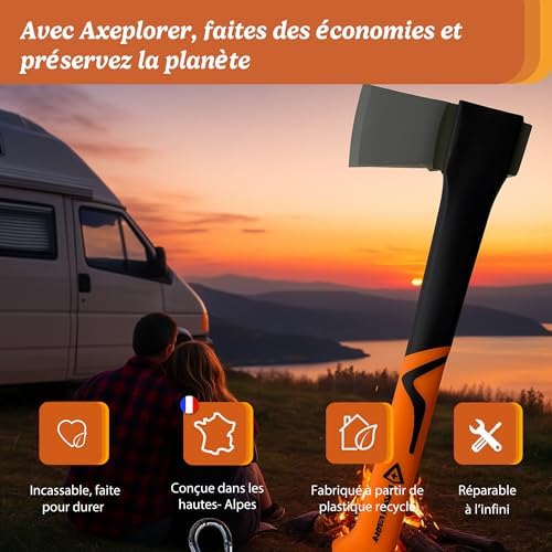 Vue 4 de Axeplorer Hache Incassable Cm