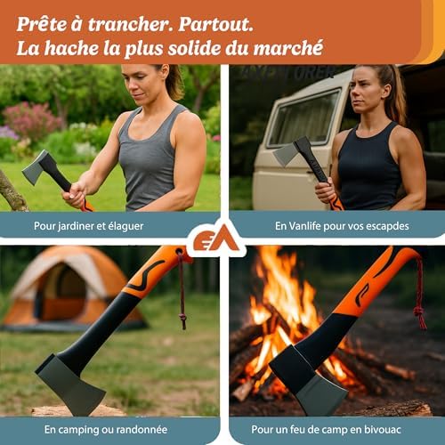 Vue 5 de Axeplorer Hache Incassable Cm