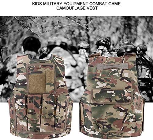 Vue 4 de Alomejor Gilet Camouflage Enfant
