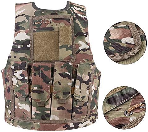 Vue 6 de Alomejor Gilet Camouflage Enfant