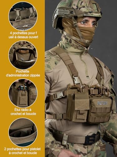 Vue 2 de Onetigris Chest Rig Molle