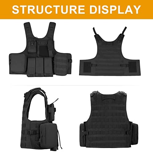 Vue 3 de Huntvp Gilet Tactique Armee