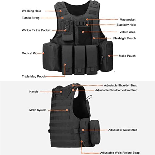 Vue 4 de Huntvp Gilet Tactique Armee