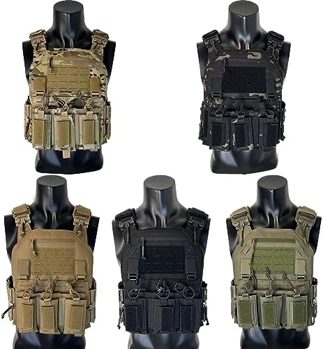 Vue 7 de Porteplaque Tactique Airsoft Gilet
