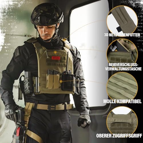 Vue 4 de Onetigris Fyr Gilet Tactique