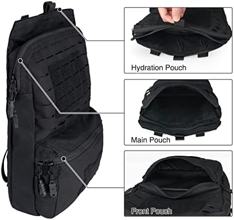 Vue 4 de Sac Dhydratation Tactique Molle