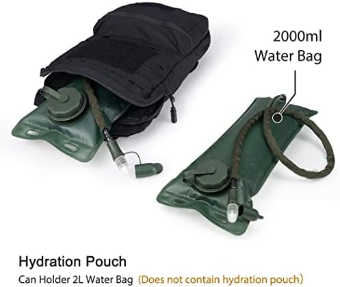 Vue 5 de Sac Dhydratation Tactique Molle