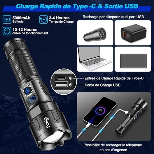 Vue 6 de Lampe Torche Led Ultra