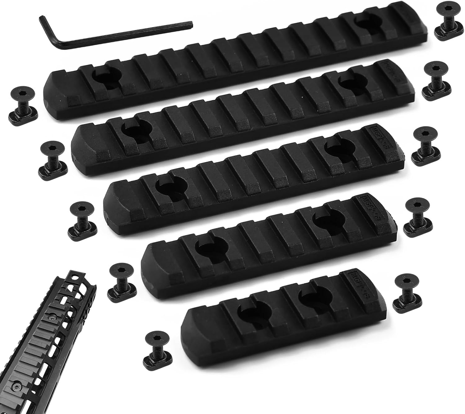 Pcs Rails Picatinny Abs