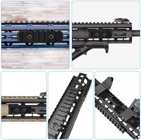 Vue 5 de Pcs Rails Picatinny Abs