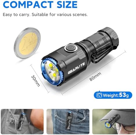 Vue 4 de Gearlite Lampe Torche Led