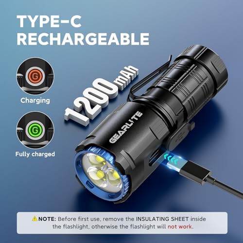 Vue 5 de Gearlite Lampe Torche Led