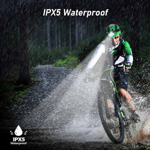 Vue 6 de Blukar Lampe Frontale Rechargeable