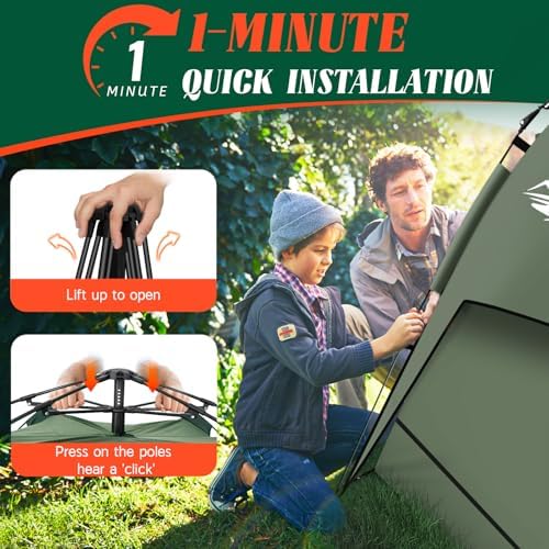 Vue 2 de Tente De Camping Tente