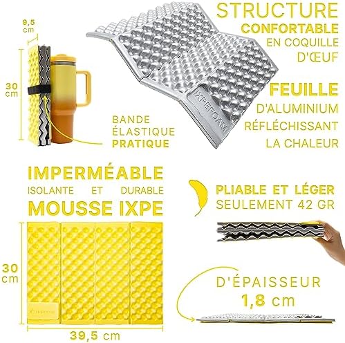 Vue 3 de Tapis Dassise Pliable En