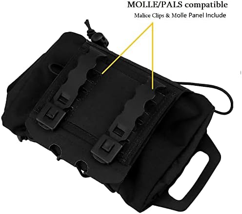 Vue 3 de Pochette Tactique Militaire Molle