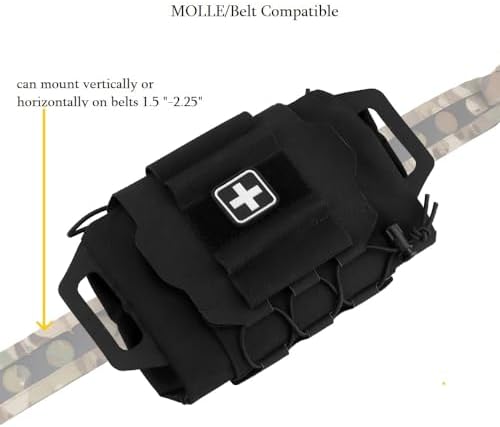 Vue 4 de Pochette Tactique Militaire Molle