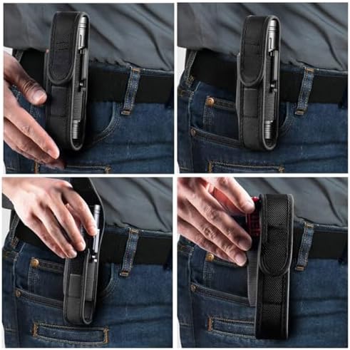 Vue 5 de Porte Lampe Tactique Nylon