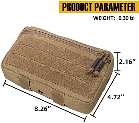 Vue 3 de Idogear Pochette Tactiques Molle