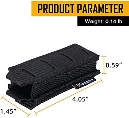 Vue 3 de Idogear Pochette Tactique Mag