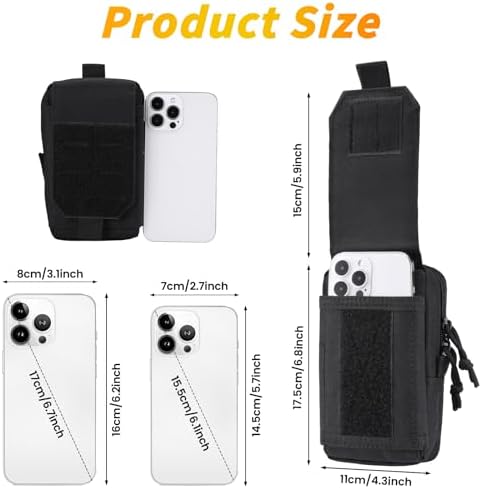 Vue 3 de Hejo Pochette Tactique Molle