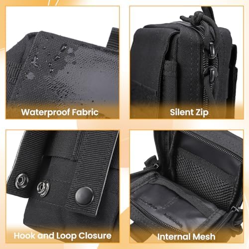 Vue 4 de Hejo Pochette Tactique Molle