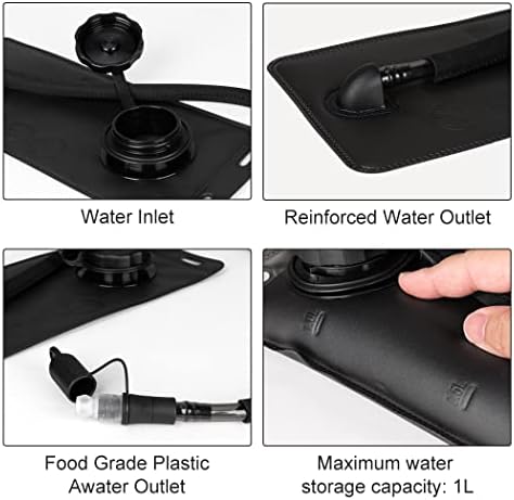 Vue 4 de Pochette Dhydratation Tactique Avec