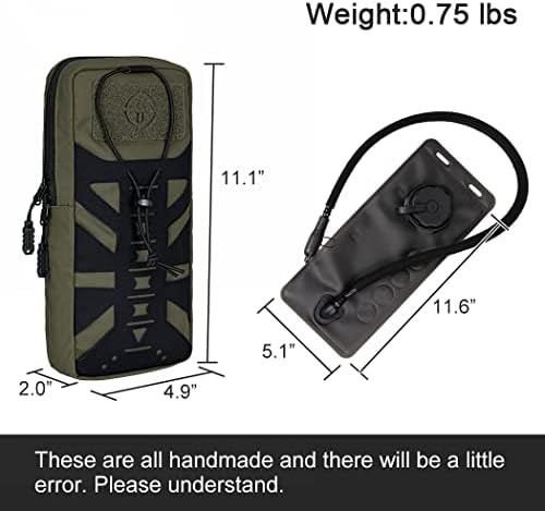 Vue 6 de Pochette Dhydratation Tactique Avec