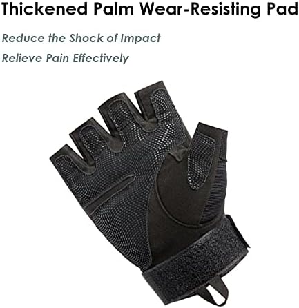 Vue 4 de Gants Tactiques Demidoigts Pour