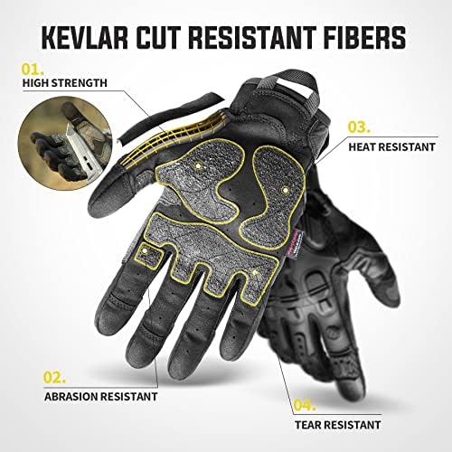 Vue 2 de Gants Tactique Militaire Gants