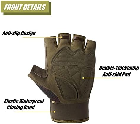 Vue 4 de Gants Sans Doigts Gants