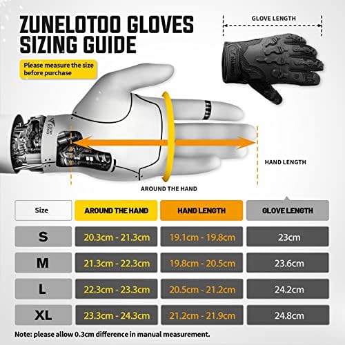 Vue 4 de Gants Tactique Militaire Gants