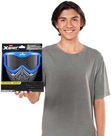 Vue 3 de Masque Tactique Bleu Xshot