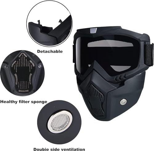 Vue 3 de Airsoft Paintball Full Face