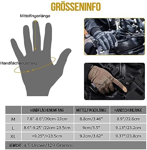 Vue 7 de Gants Tactiques Militaires Pour