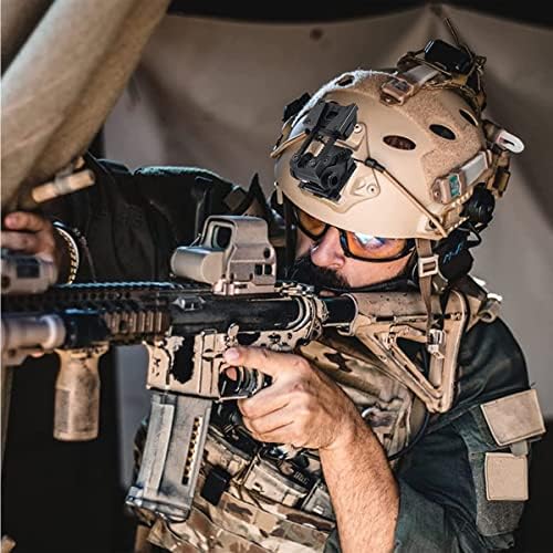 Vue 5 de Casque Militaire Tactique Pj