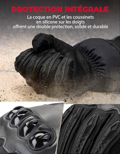 Vue 4 de Gants De Moto Hiver