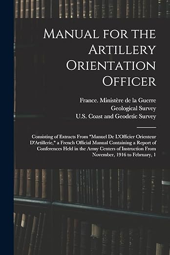 Manual For The Artillery