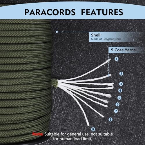 Vue 2 de Romon Paracorde Mm Corde